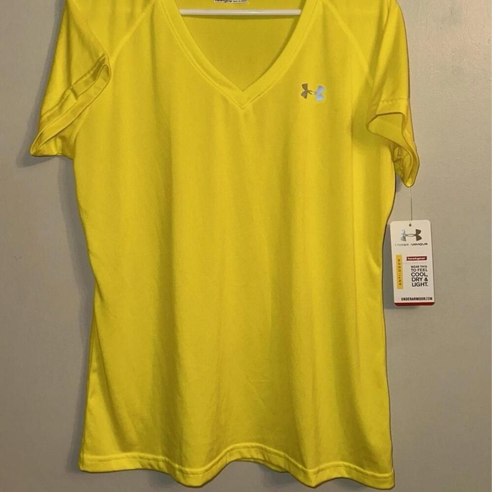 Under-armour Women's Yellow T-shirt